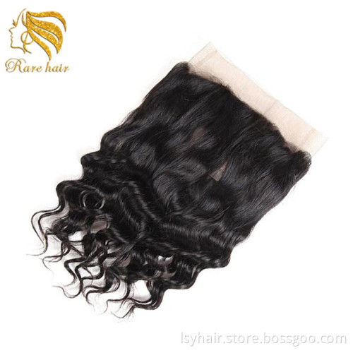 Super Hot Factory Wholesale Pre Plucked 360 Lace Frontal Closure with Natural Hairline 100% Human Hair